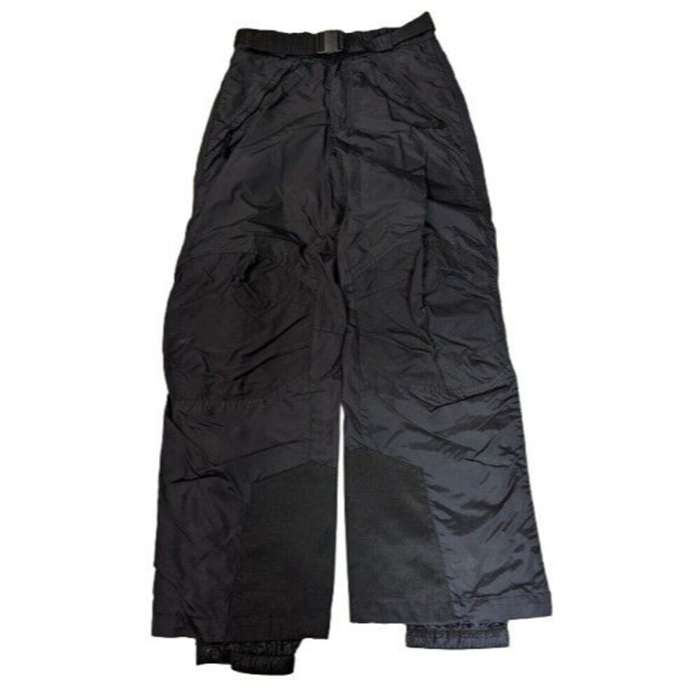 Columbia Men’s M Black Ski Snow Pants Insulated Winter Boarding Belted Mesh Line - Picture 1 of 16